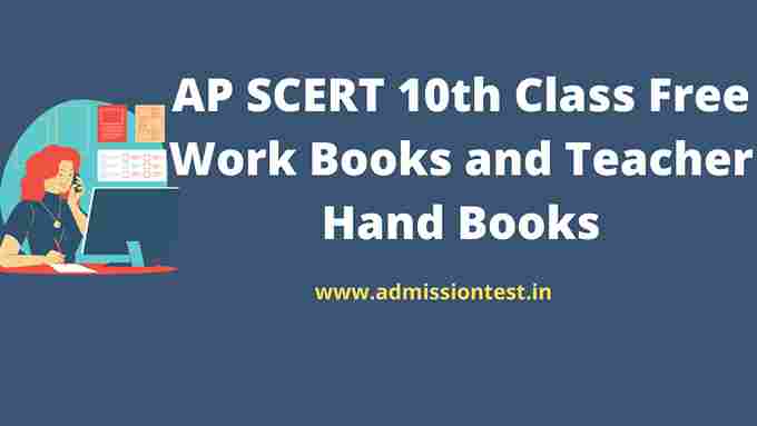 AP SCERT 10th Class Free Work Books and Teacher Hand Books