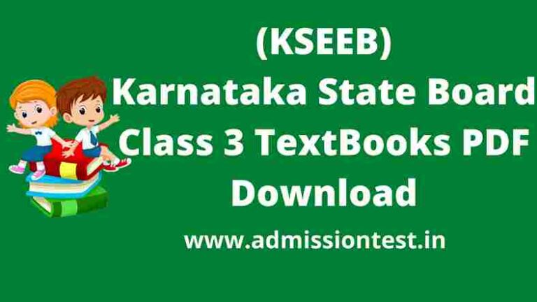 KSEEB 3rd Class Books