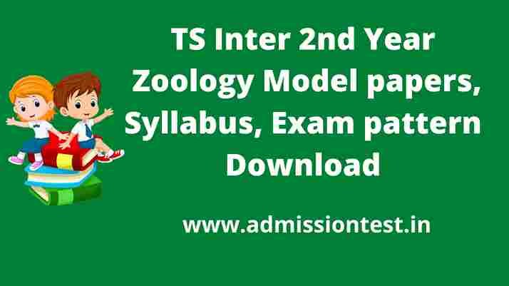 TS inter 2nd Year Zoology Model Paper 2022