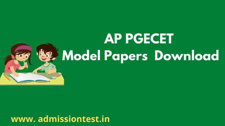 AP PGECET Model Question Papers