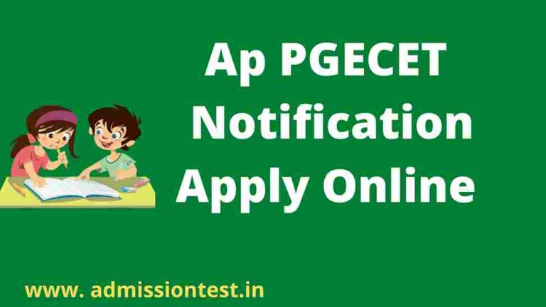 AP PGECET Notification