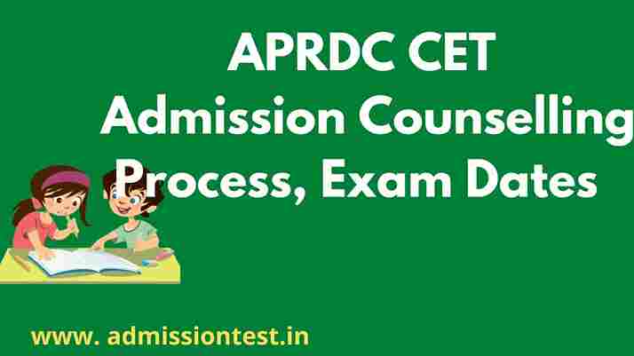 APRDC CET ADMISSION COUNSELLING 2023