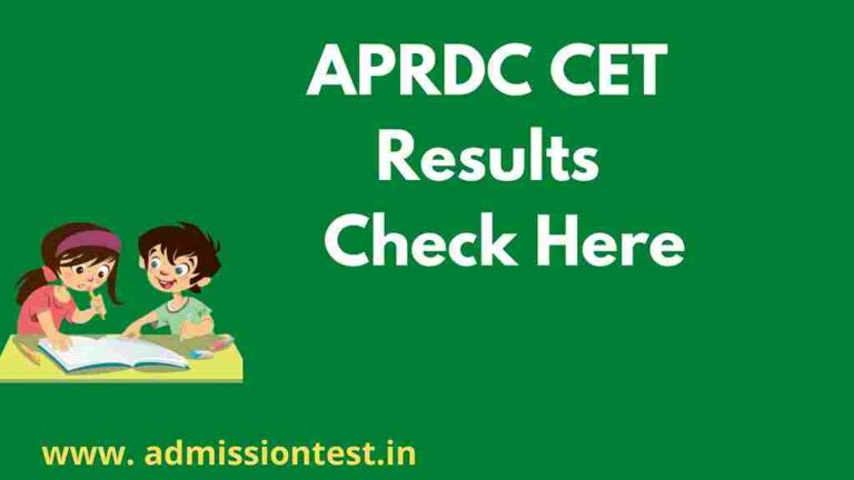 APRDC CET Results