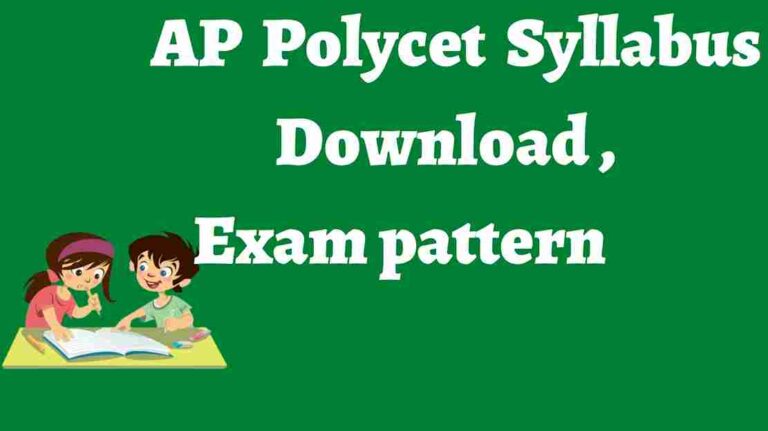 Ap Polycet Syllabus Download