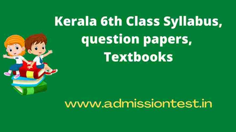 Kerala 6th Class Syllabus Download