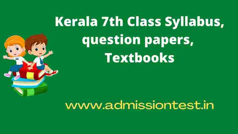 Kerala 7th Class Syllabus Download