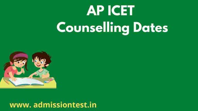 ap icet Counselling Dates 2023