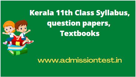 kerala 11 th Class Syllabus Download PDF