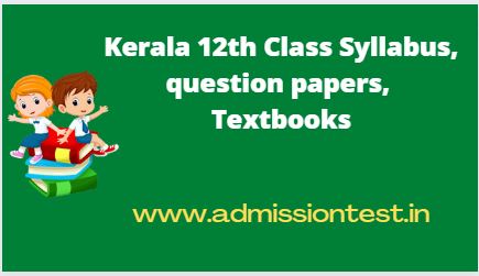 kerala 12th Class Syllabus Download PDF