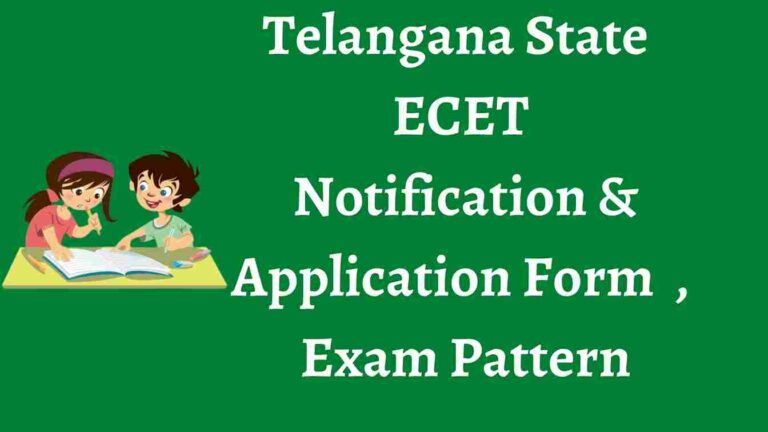 TS ECET Notification 2023 apply online