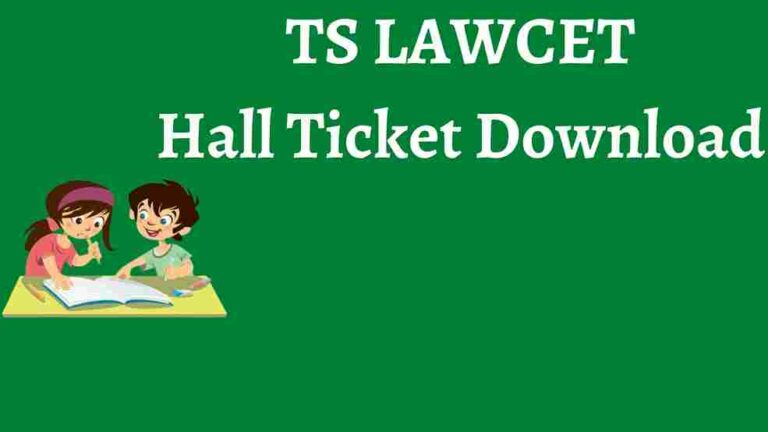 TS LAWCET Hall Ticket Download 2023