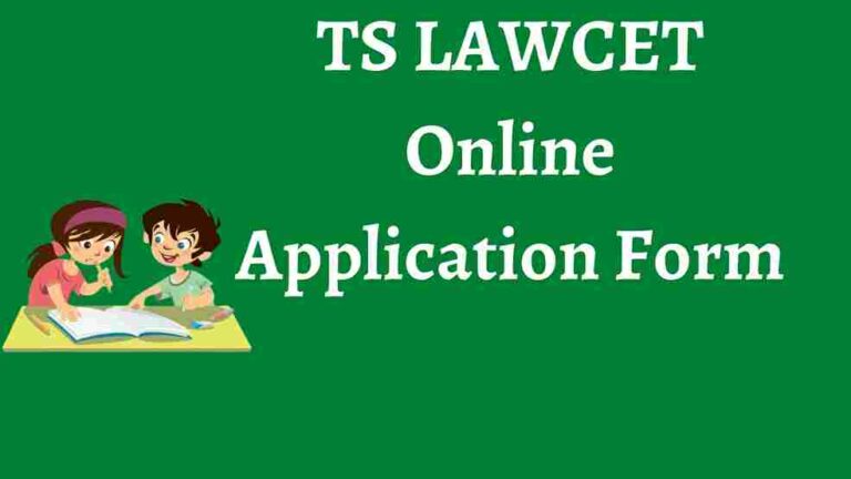 TS LAWCET online Application Form