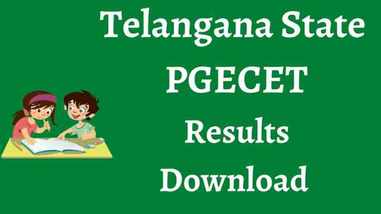 TSPGECET Results 2023