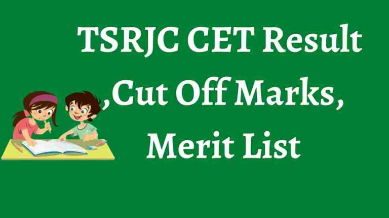 TSRJC CET Exam Syllabus 2023