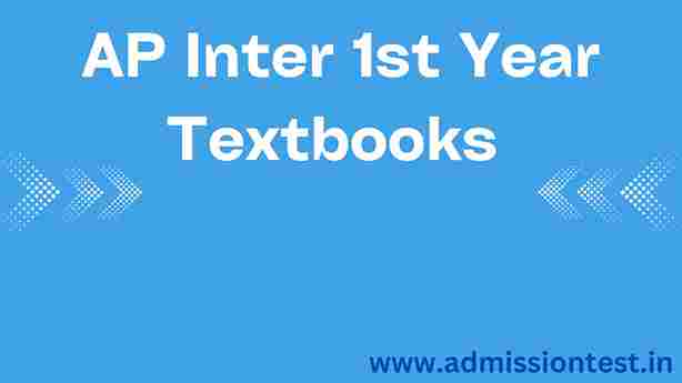 AP Inter 1st Year Textbooks
