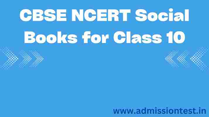 CBSE NCERT Social Books for Class 10