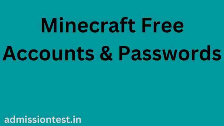 Minecraft Free Accounts & Passwords