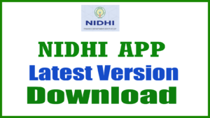 NIDHI PAY SLIP APP LATEST NEW VERSION DOWNLOAD
